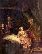 Rembrandt Peale Joseph wird von Potiphars Weib beschuldigt Sweden oil painting artist